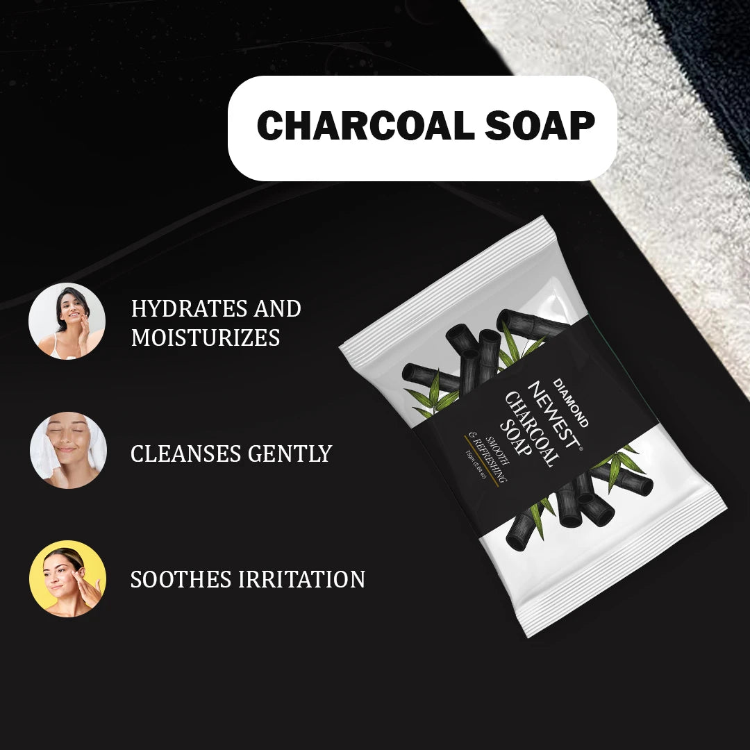 NEWEST CHARCOAL SOAP 75 GM