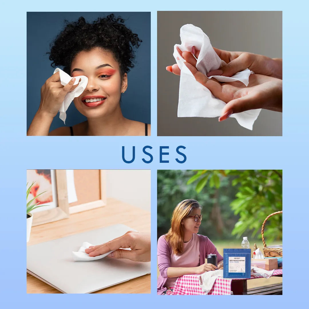NEWEST NON WOVEN NAPKIN FACIAL TISSUE-(10 PCS)