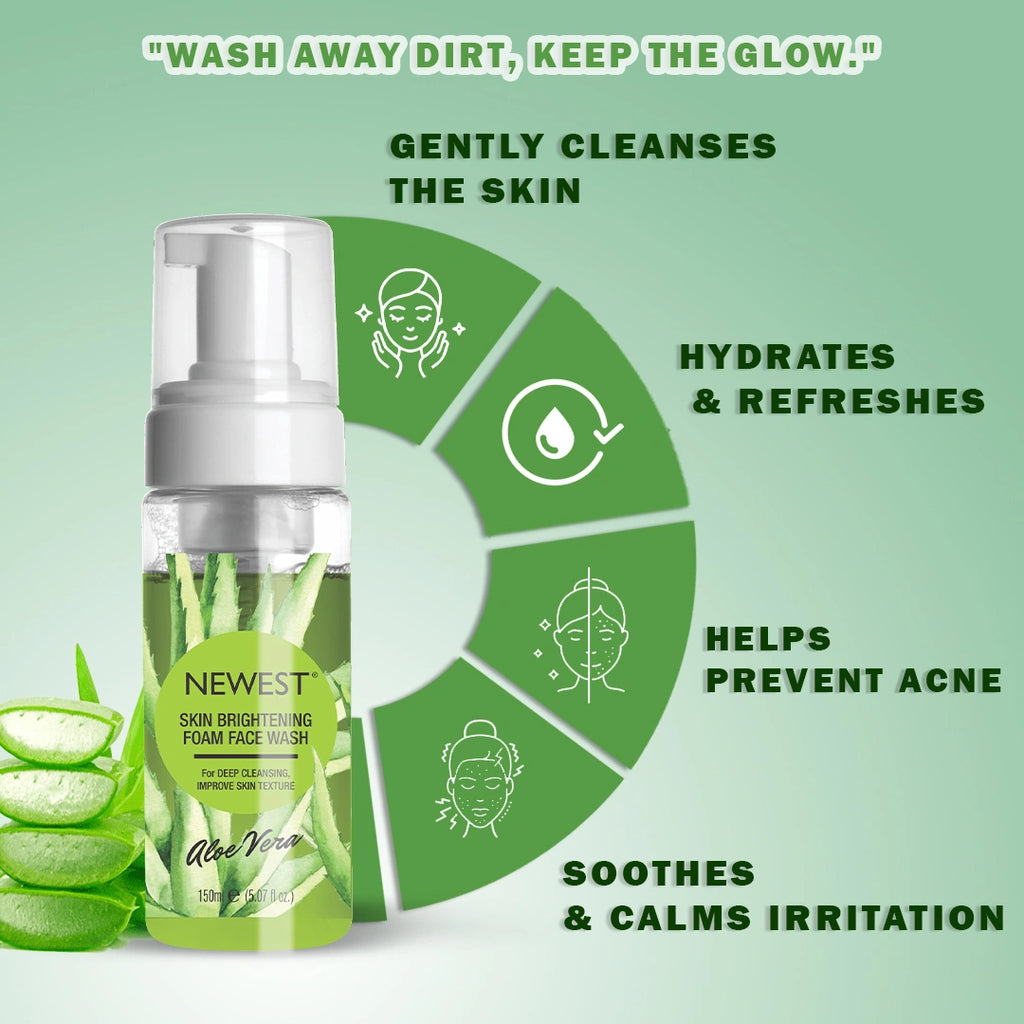 NEWEST ALOE VERA SKIN AND HAIR CARE COMBO