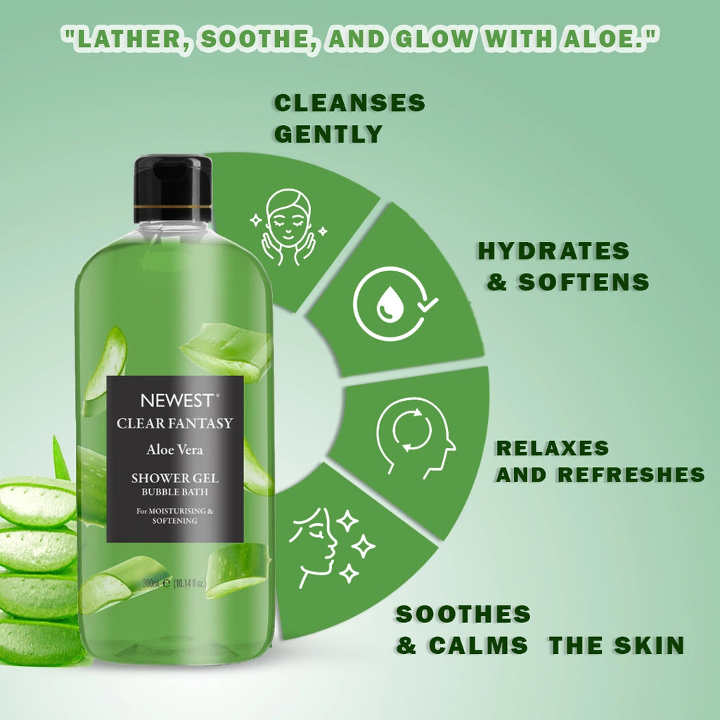 NEWEST ALOE VERA SKIN AND HAIR CARE COMBO