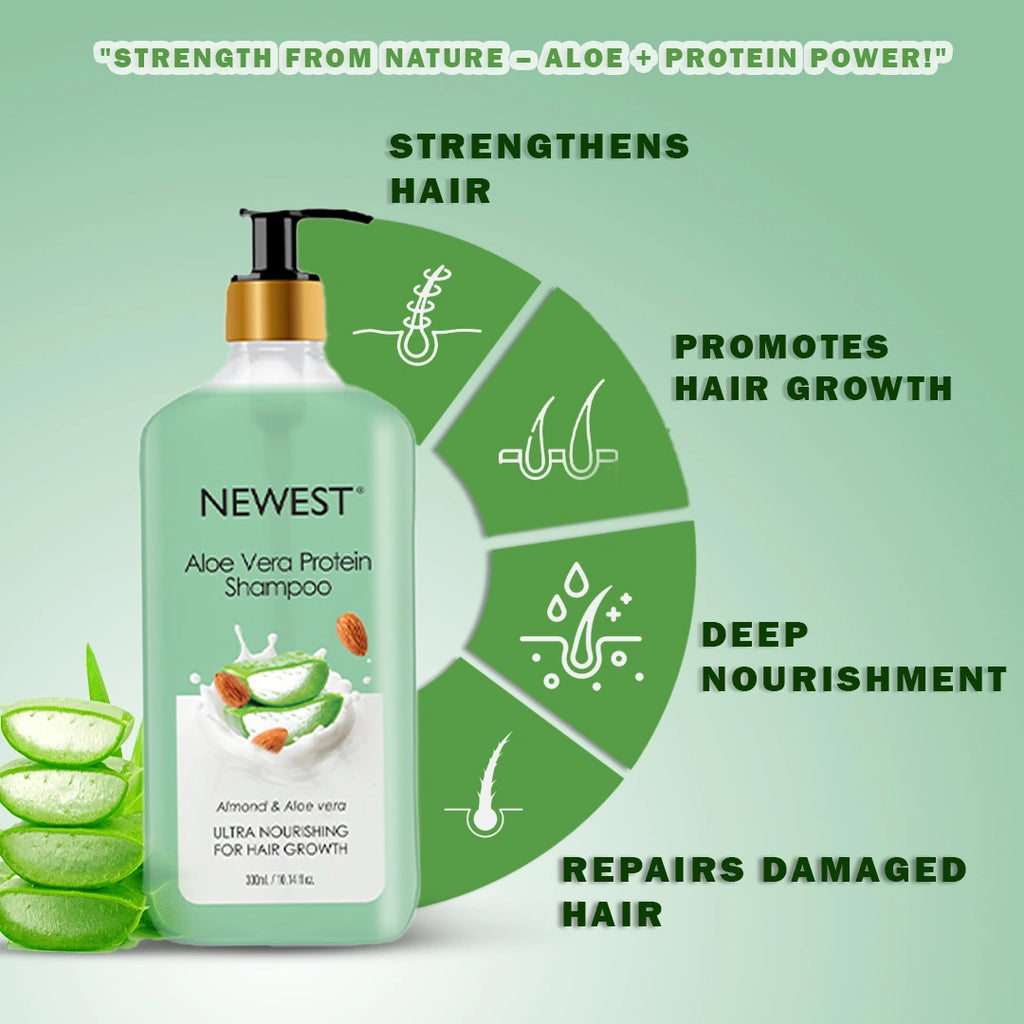 NEWEST ALOE VERA SKIN AND HAIR CARE COMBO