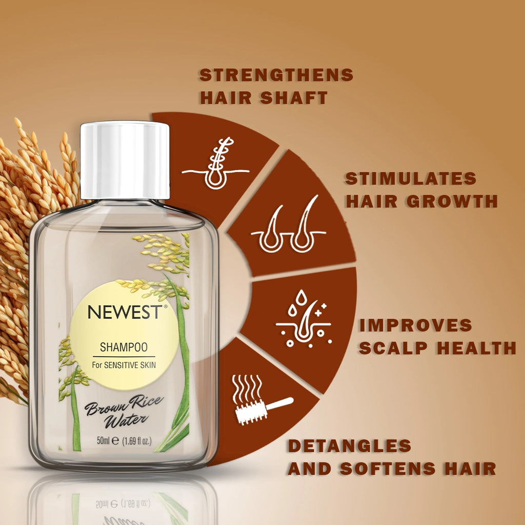 NEWEST BROWN RICE KIT | SHOWER GEL | SHAMPOO | LOTION