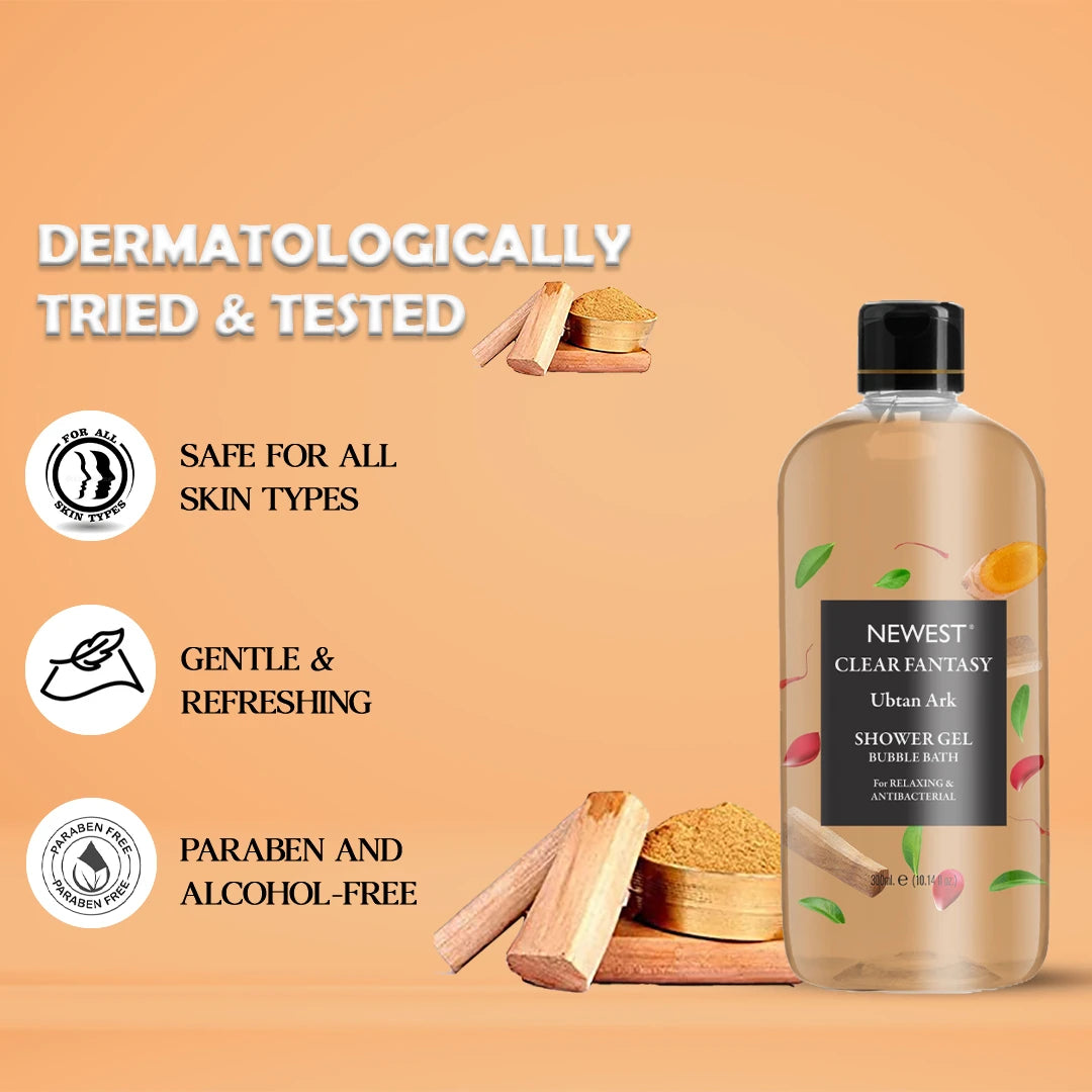 NEWEST UBTAN ARK SHOWER GEL 300ML