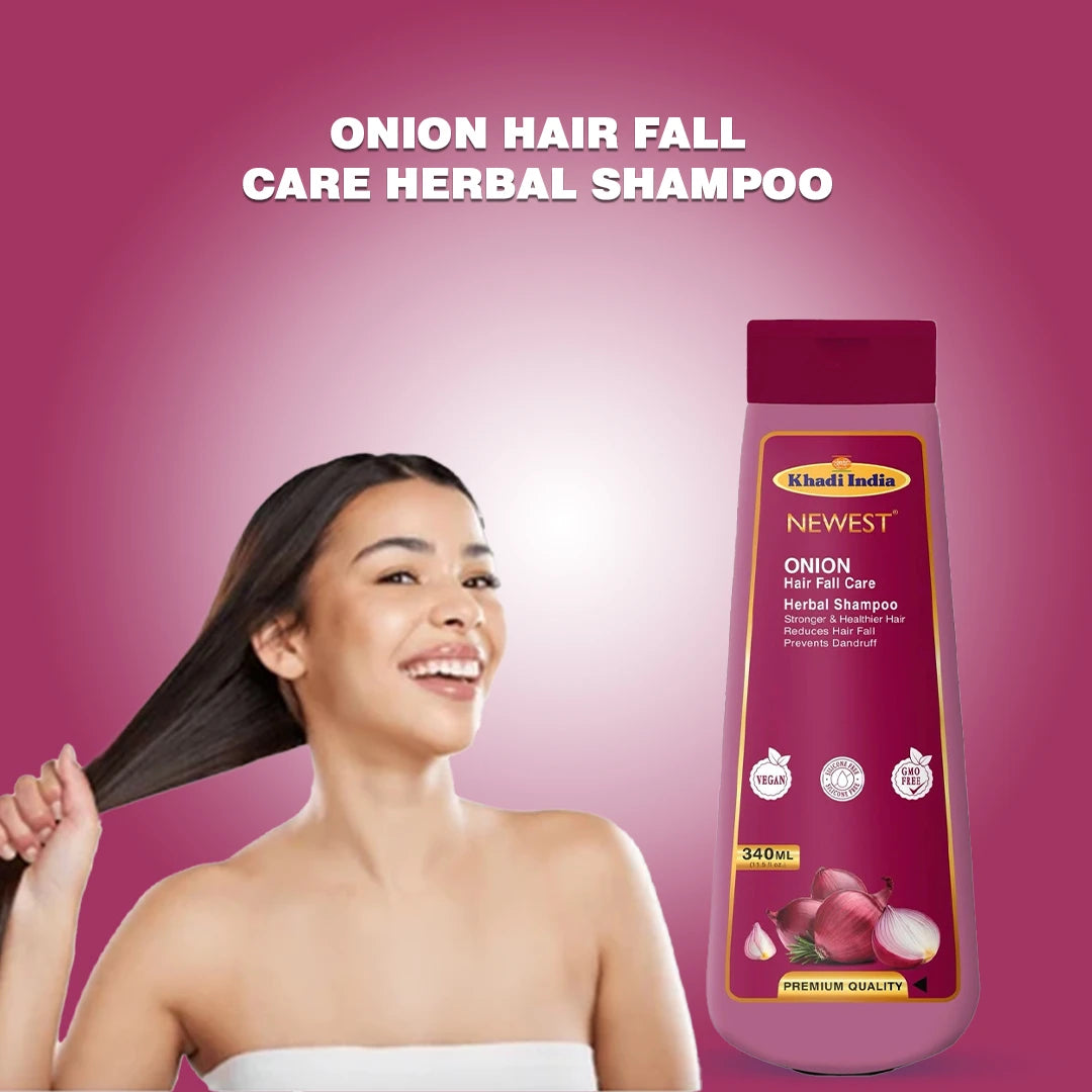 NEWEST ONION HAIR FALL CARE HERBAL SHAMPOO 340ML